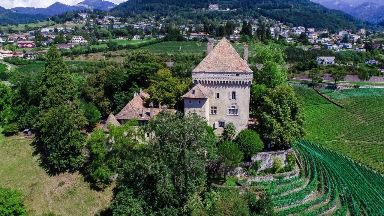 A Castle Spirit Apartment In Chateau Du Chatelard Clarens Exterior photo